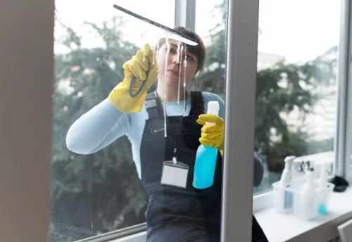Nettoyage de vitres intérieures et extérieures à Saint-Nic
